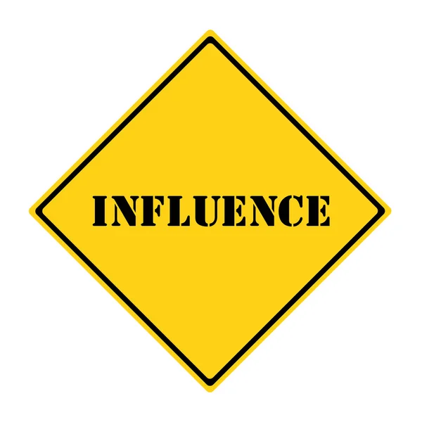 Influence Sign — Stock Photo, Image