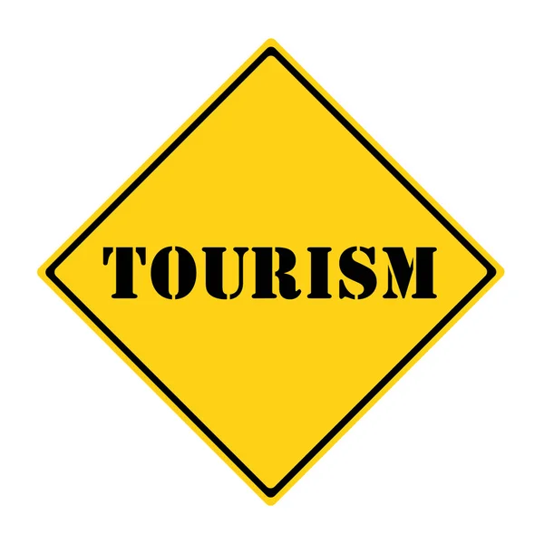 Tourismusschild — Stockfoto