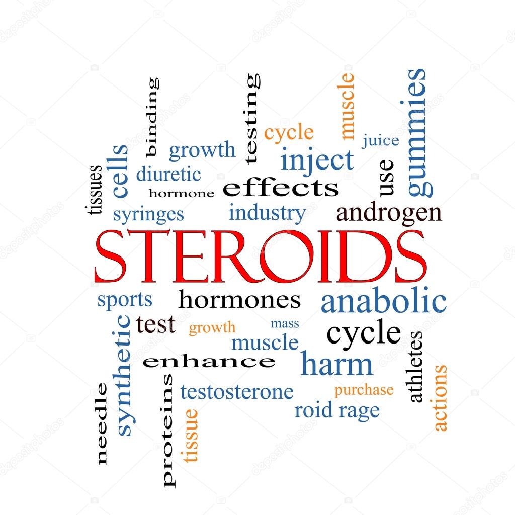 Steroids Word Cloud Concept