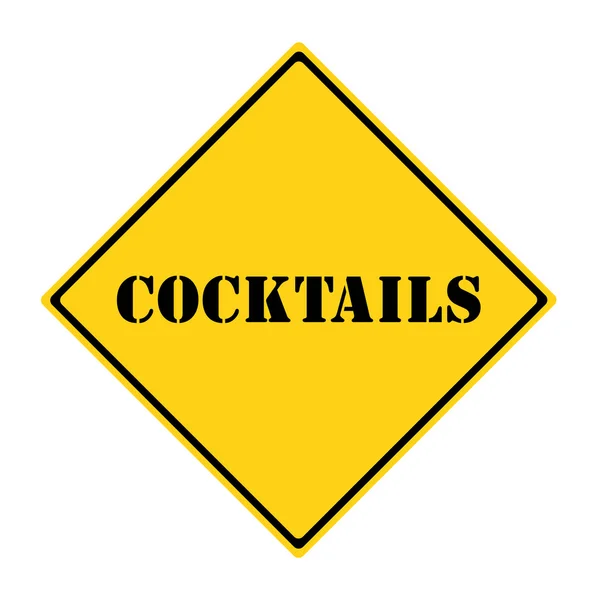 Cocktails Sign — Stock Photo, Image