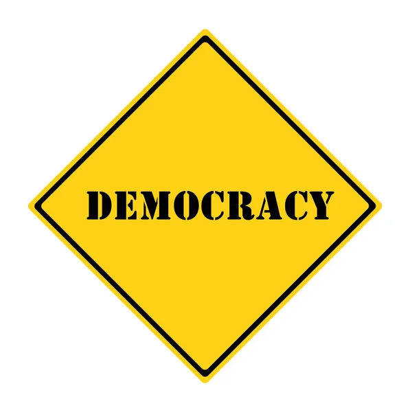 Знак демократии — стоковое фото