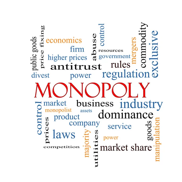 Monopoly Word Cloud Concept — Stock Photo, Image