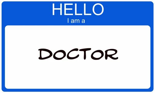 Hello I am a Doctor — Stock Photo, Image