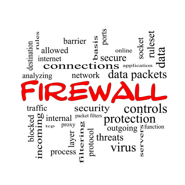 Слова брандмауэра в красных колпаках
