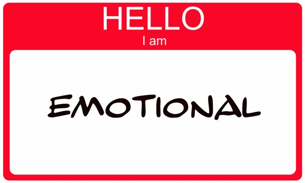 Ciao sono Emozionale — Foto Stock