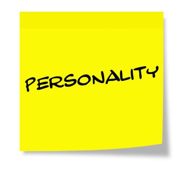 kişiliği yapışkan not
