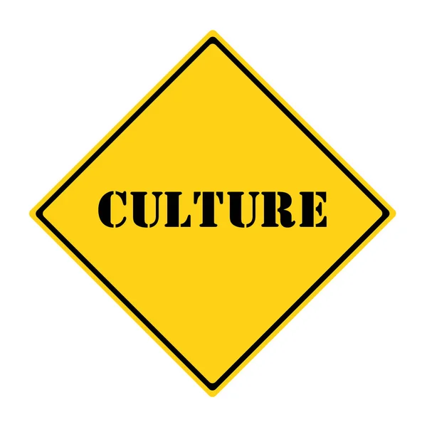 Señal de cultura — Foto de Stock