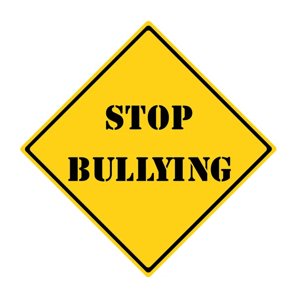Pare de bullying sinal — Fotografia de Stock