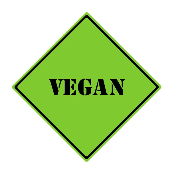 Vegan tecken — Stockfoto