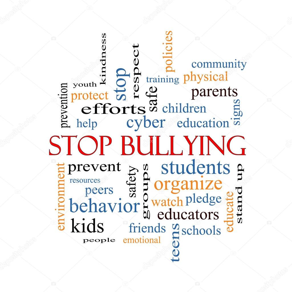 Stop Bullying Word Cloud Concept