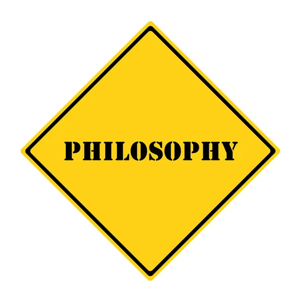 Φιλοσοφία σημάδι — Φωτογραφία Αρχείου