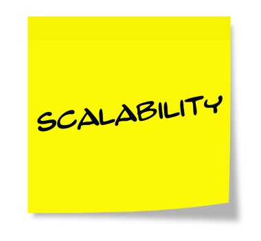 ölçeklenebilirlik yapışkan not