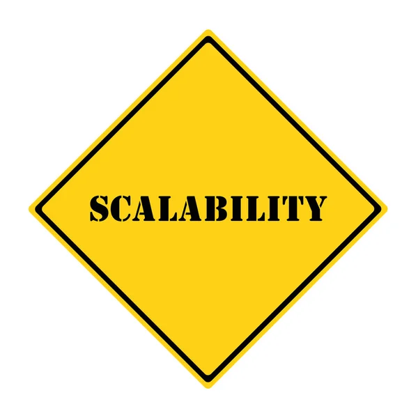 Signo de escalabilidad — Foto de Stock