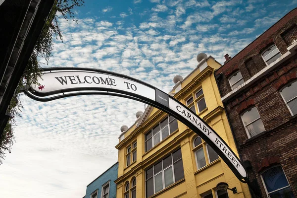 View Carnaby Street Entrance Arch — Stock Photo, Image