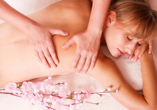 Massage body women in spa — Stock Photo, Image