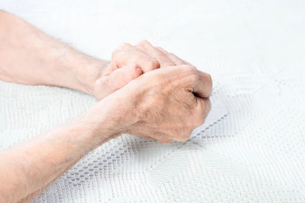 Old man's hands — Stock Photo, Image