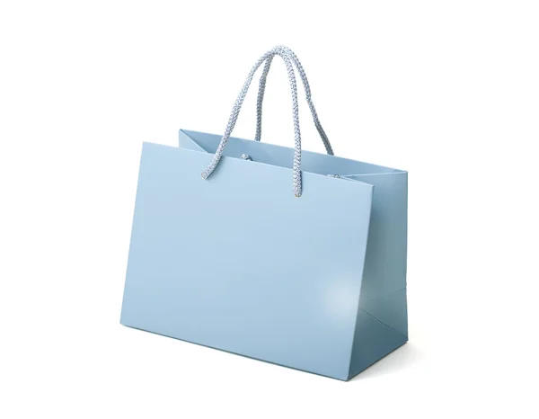 Sac comme cadeau. Sac en papier sur fond blanc . — Photo