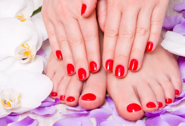 Manicure and pedicure — Stock Photo, Image