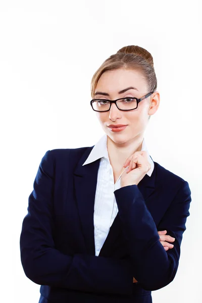 Retrato hermoso éxito mujer de negocios —  Fotos de Stock