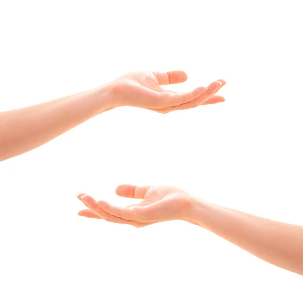 Женский знак руки — стоковое фото