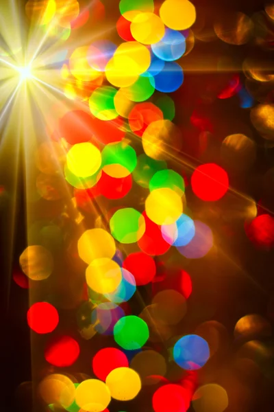 Flerfärgad glödande bakgrund. Julkort. — Stockfoto
