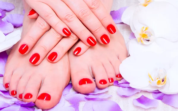 Manicure en Pedicure — Stockfoto