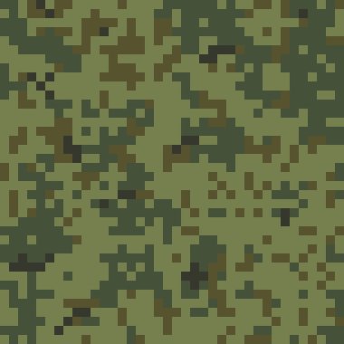 kesintisiz dijital kamuflaj deseni