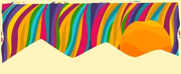 Renkli çizgili arkaplan