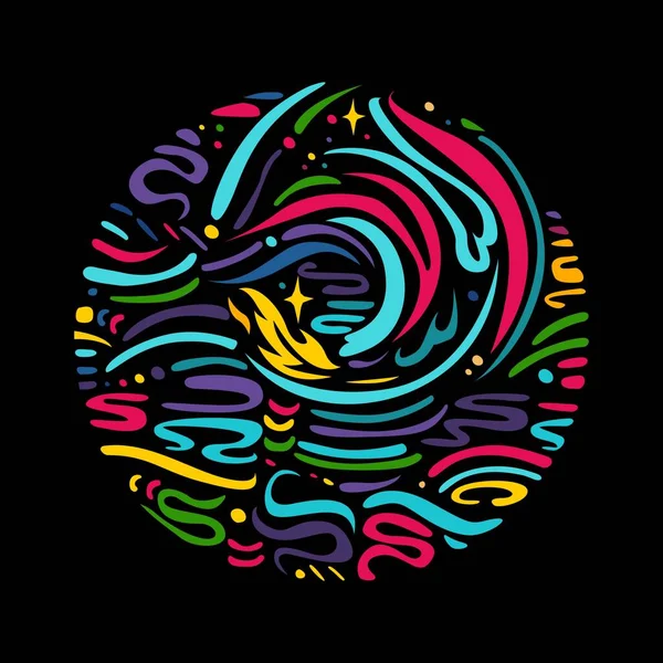 Letter O vector typo illustration