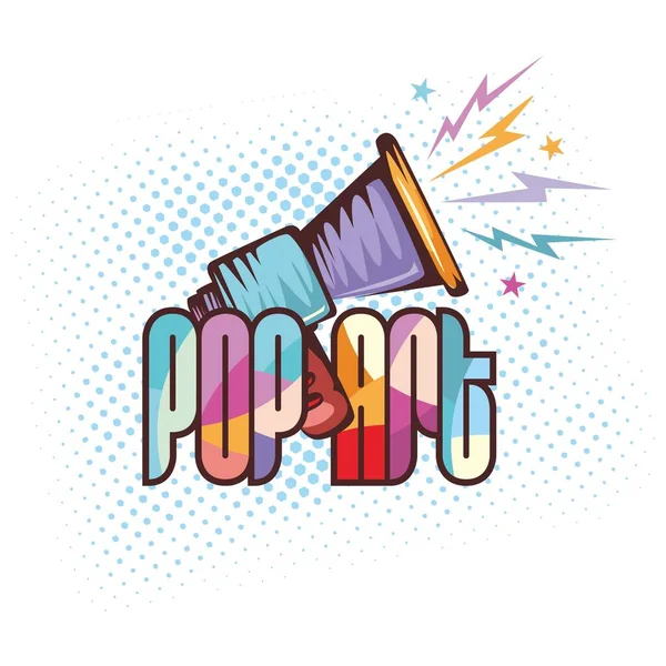 Retro pop art style vector illustration