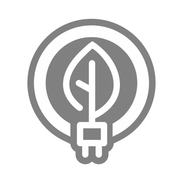 Green energy vector icon illustration