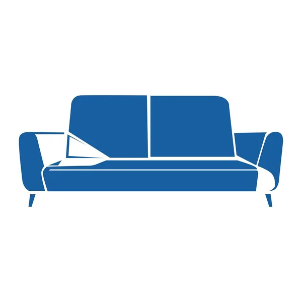 sofa vector silhouette illustration