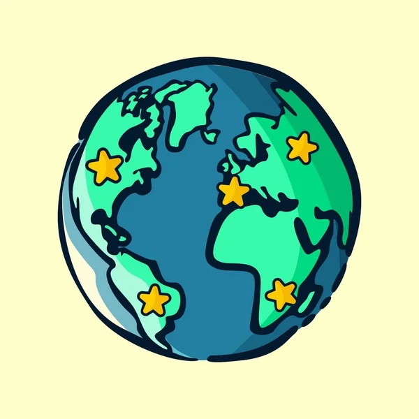 toprak vektör illüstrasyonu