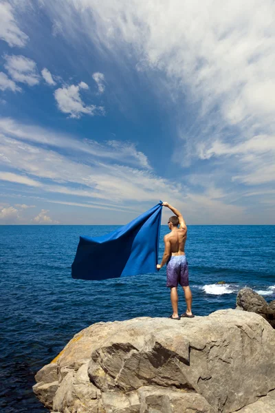 Human flag — Stock Photo, Image