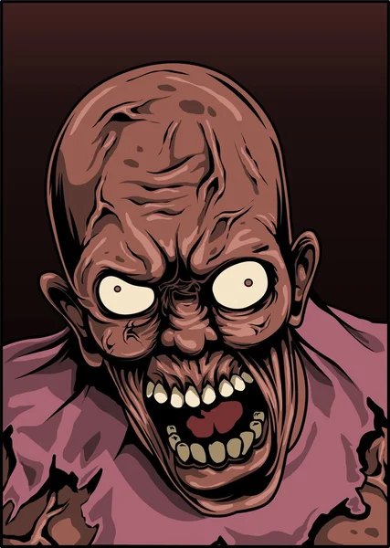 Zły zombie Ilustracje Stockowe bez tantiem