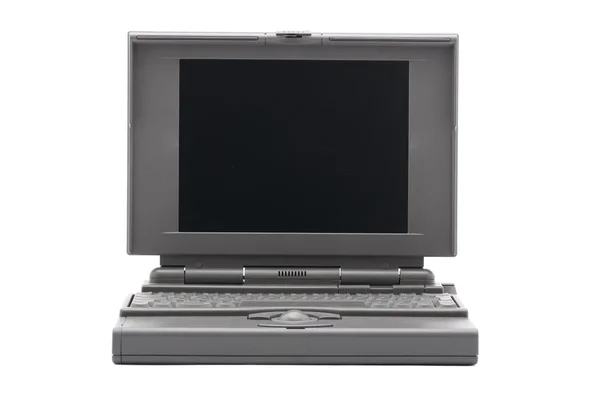 Ноутбук ретро с видом спереди — стоковое фото