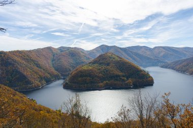 Güzel göl manzarası