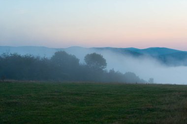 Dağların güzel manzarası