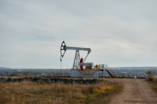 Produzione Tecnologica Petrolio Gas Produzione Trasporto Lavorazione Petrolio Gas Produzione Foto Stock