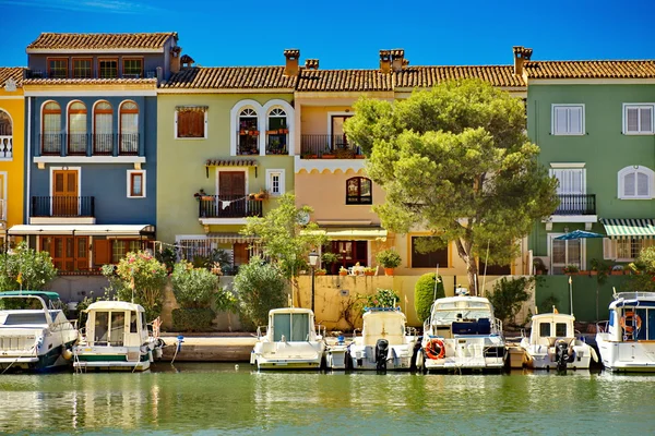 Маленькая Венеция (Порт Саплая) в Испании — стоковое фото