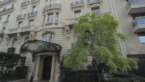 在巴黎的豪华房子 — 图库视频影像