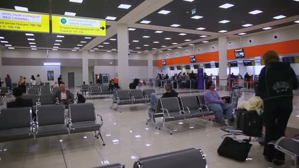 Havaalanında bekleme odası — Stok video