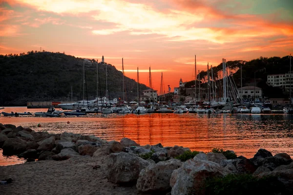 Port de Soller, Mallorca, Spanien — Stockfoto