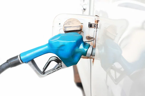 Chiusura di un distributore di benzina — Foto Stock