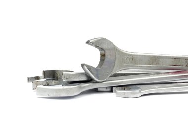 Beyaz background.stainless çelik izole anahtarı