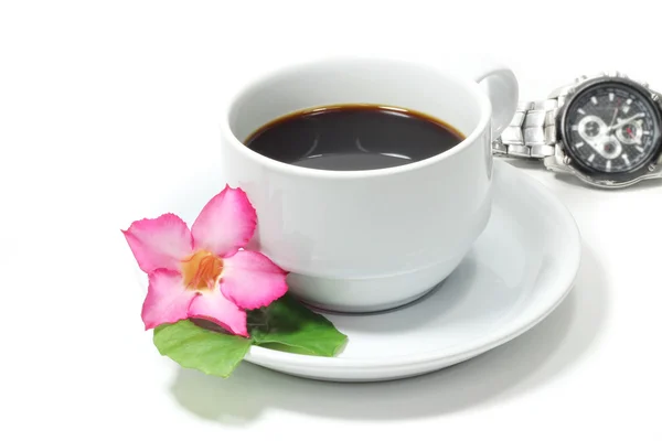 Isolé sur fond blanc. Tasse à café — Photo