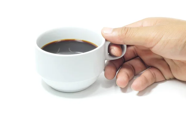 Isolé sur fond blanc. Tasse à café — Photo