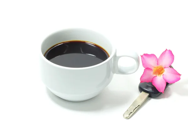 Isolado em fundo branco. Xícara de café — Fotografia de Stock