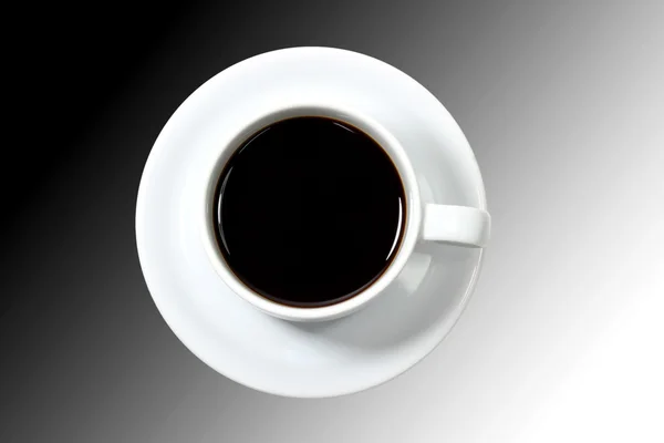 Isolerade på vit bakgrund. kaffekopp — Stockfoto