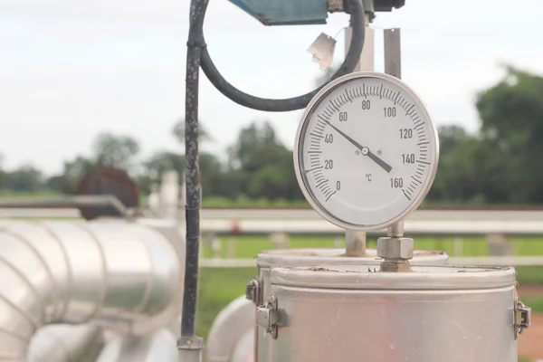 Close-up van manometer — Stockfoto